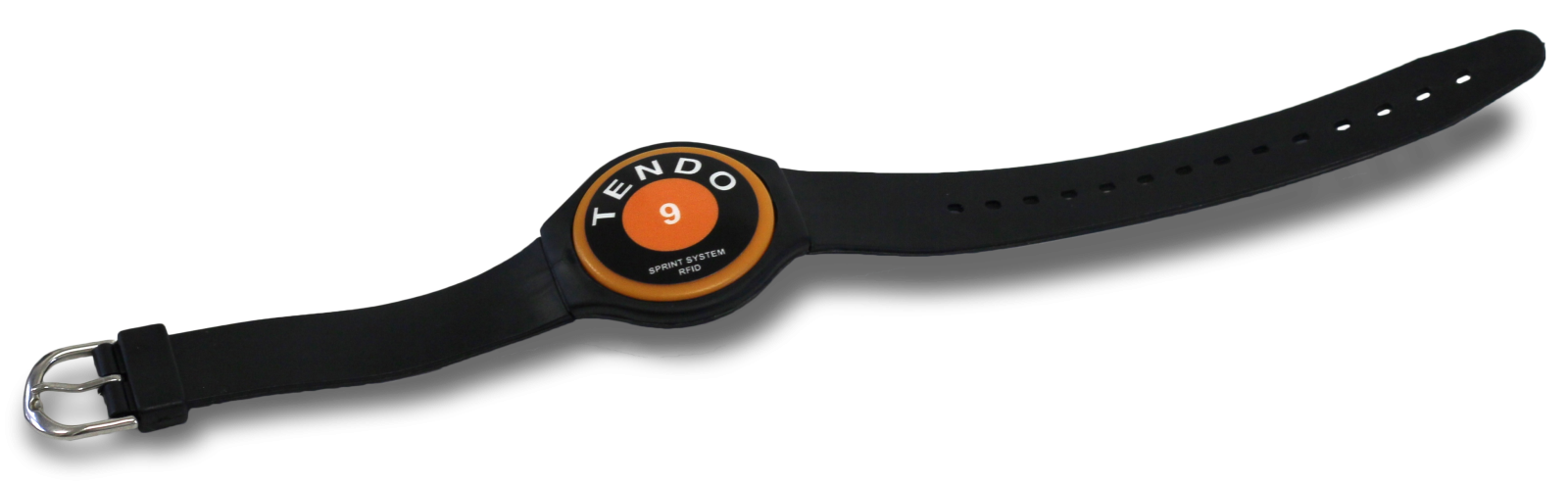 Tendo Sprint System , the timing system wristband Tendo Sprint System, the timing system wristband by Tendo Sport used for automatic athlete recognition (RFID)