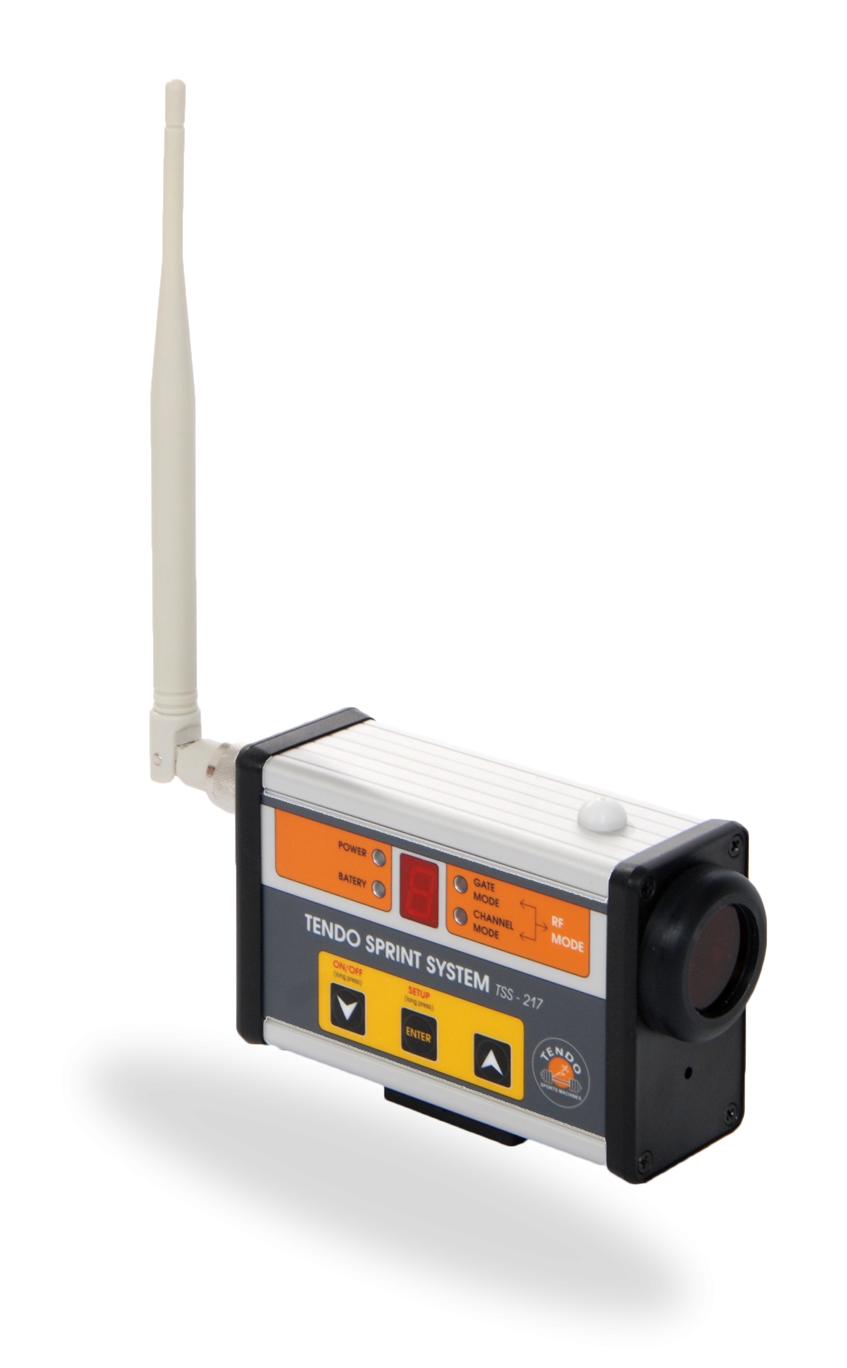 Tendo Sprint System, the timing system front Tendo Sprint System, the timing system photocell by Tendo Sport front view