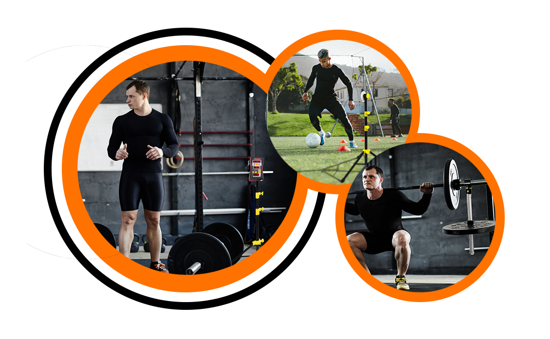 Tendo Sport product overview Tendo Sport products overview in three circles