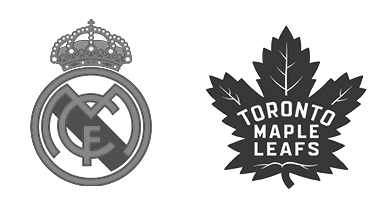 Tendo Sport customers: New York Yankees, Real Madrid c.f., Toronto Maple Leafs