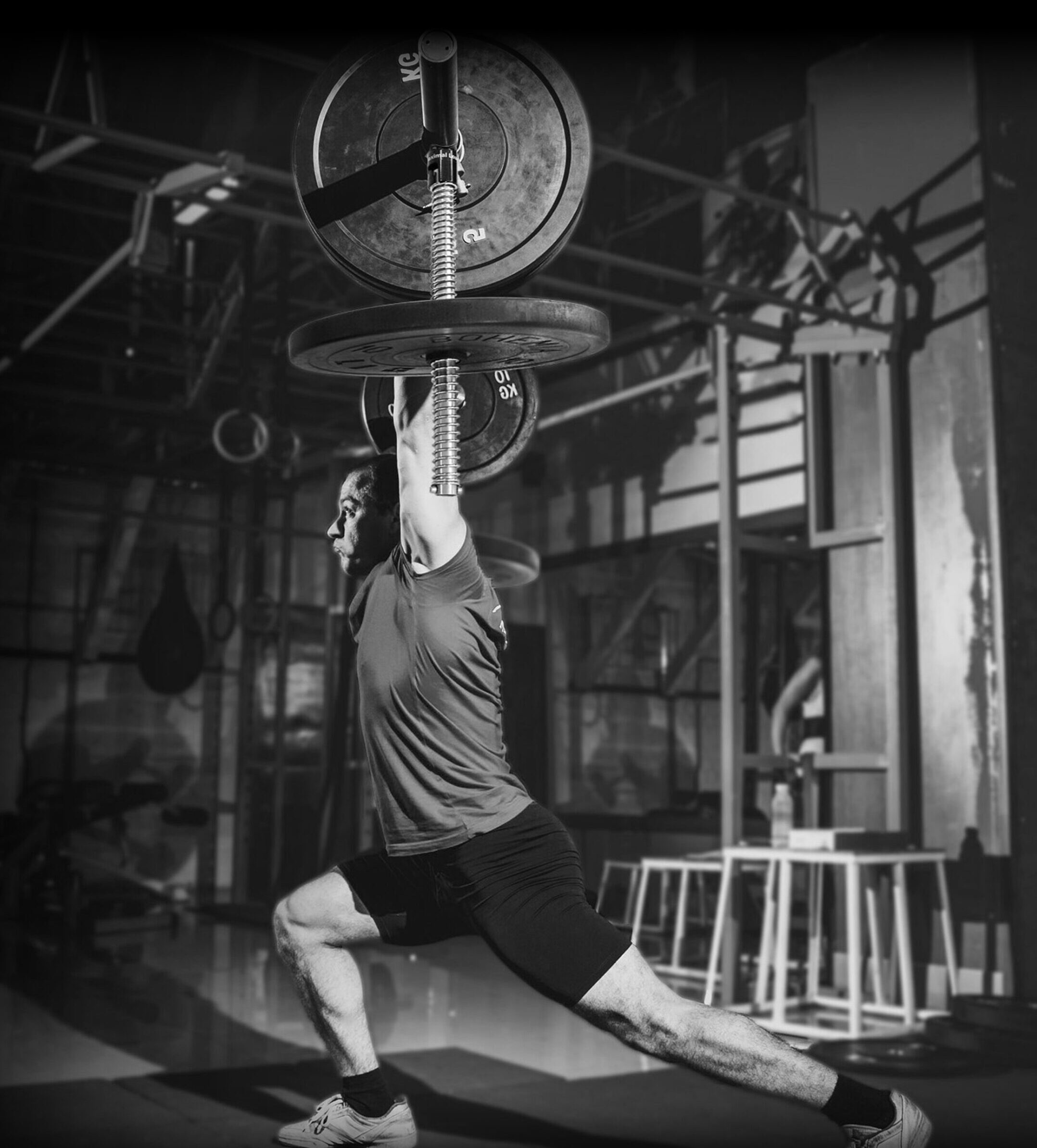 Training in gym