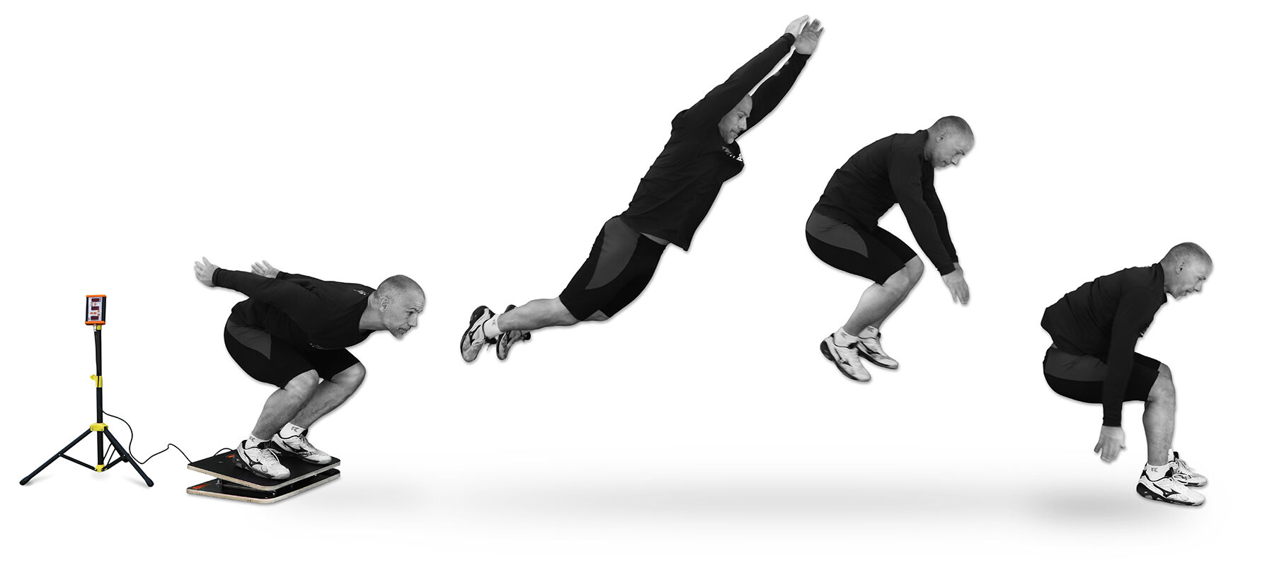 Tendo BroadJumpter broad jump sequence