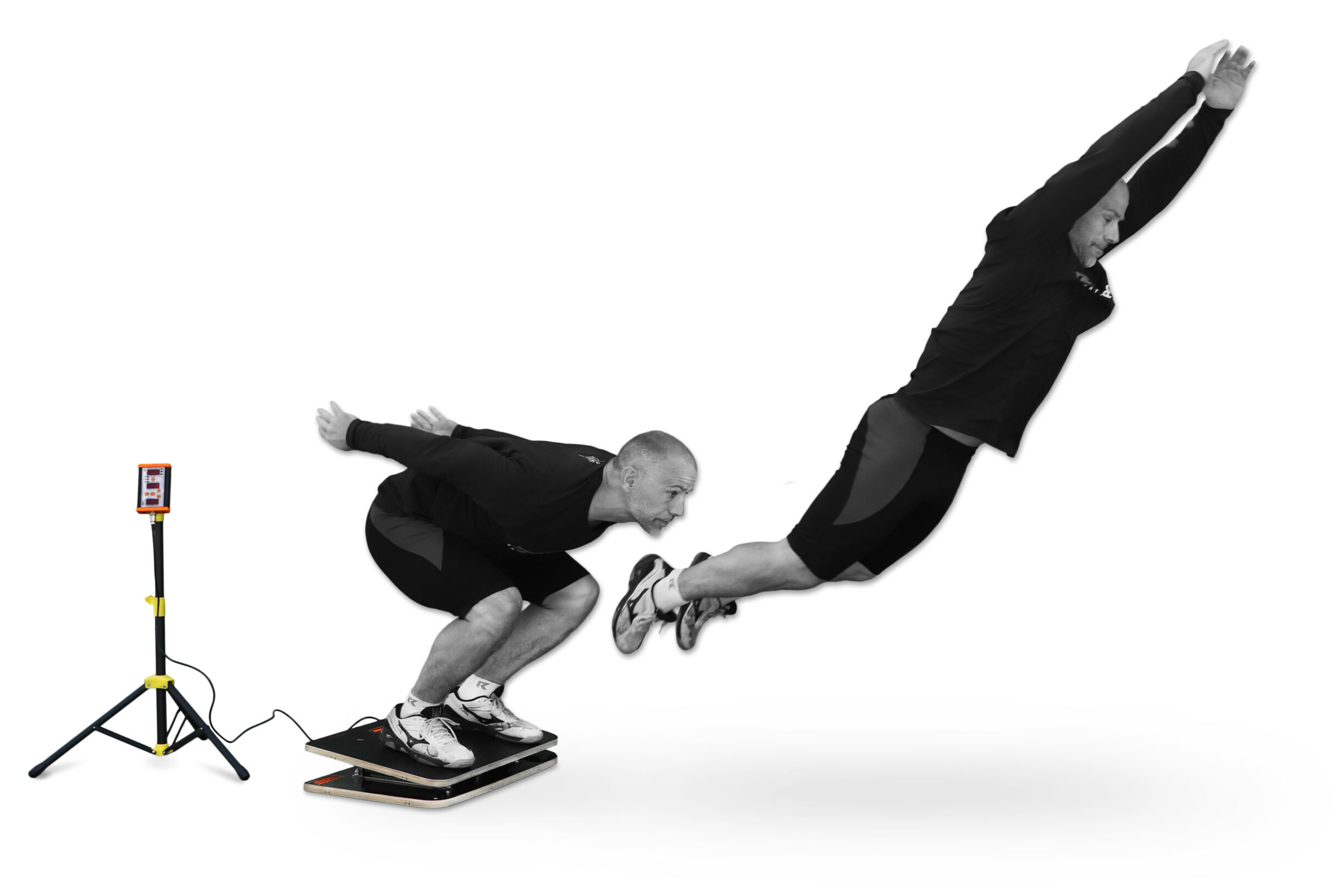 Tendo BroadJumpter takeoff jump