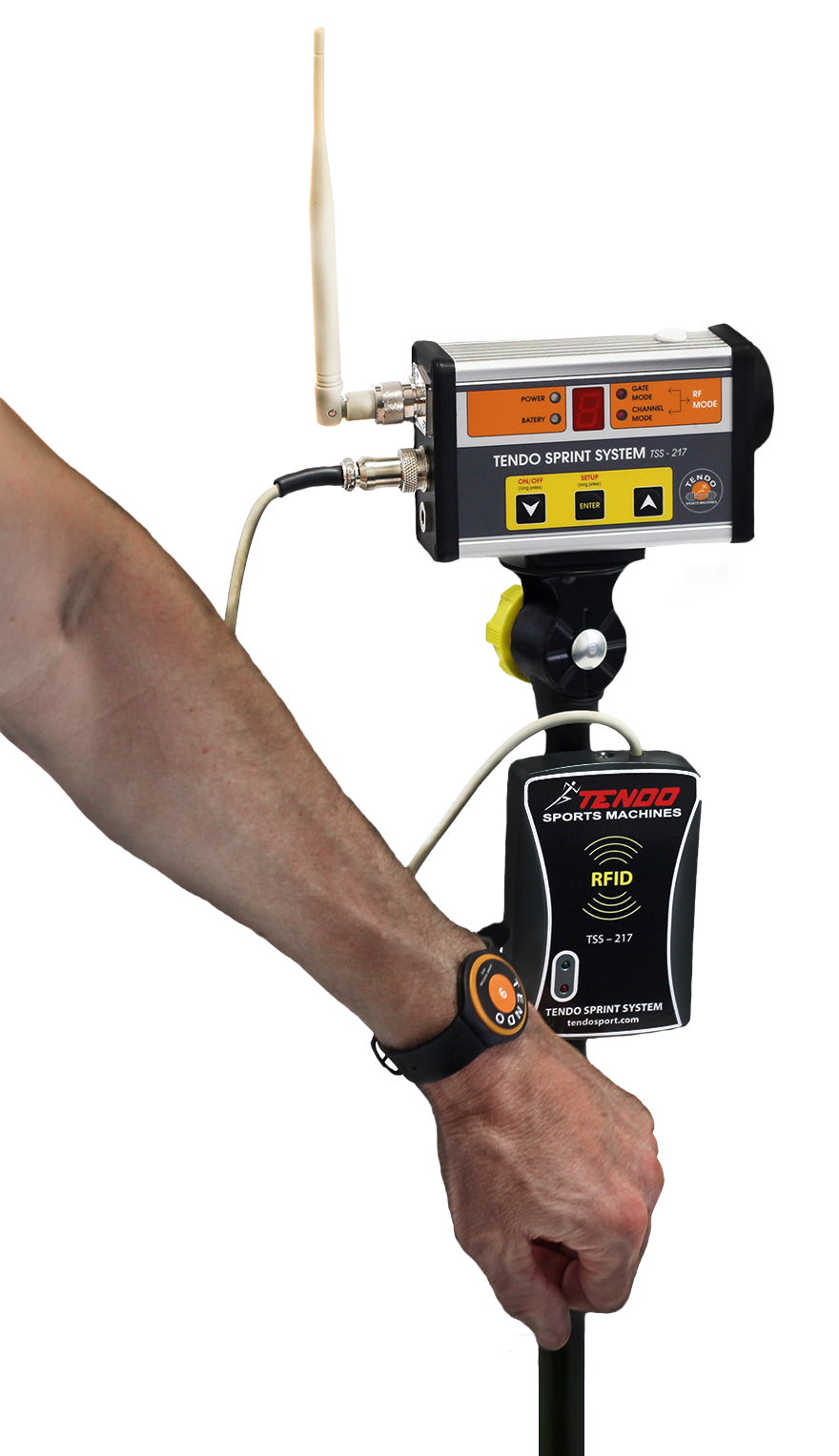 Tendo Sprint System with RFID athlete recognition system