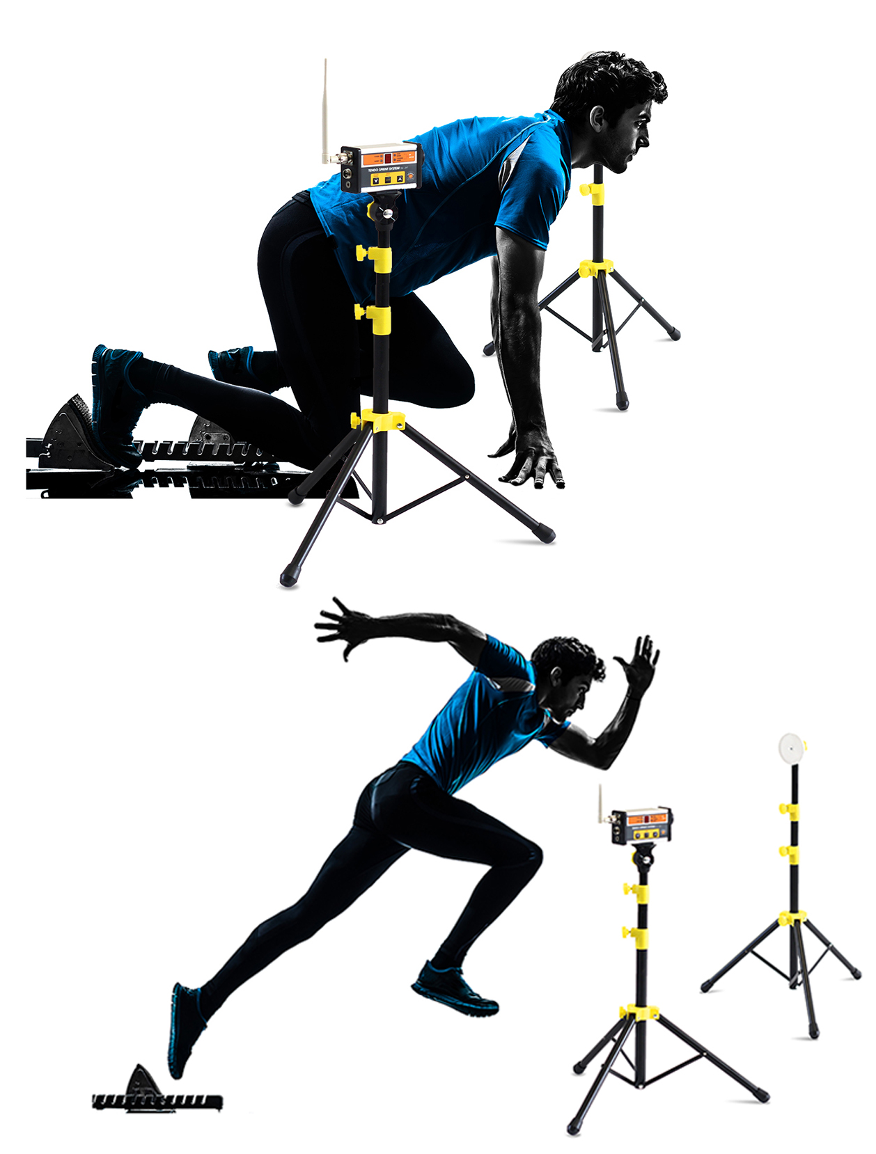 Tendo Sprint System offering various start types, including flying start