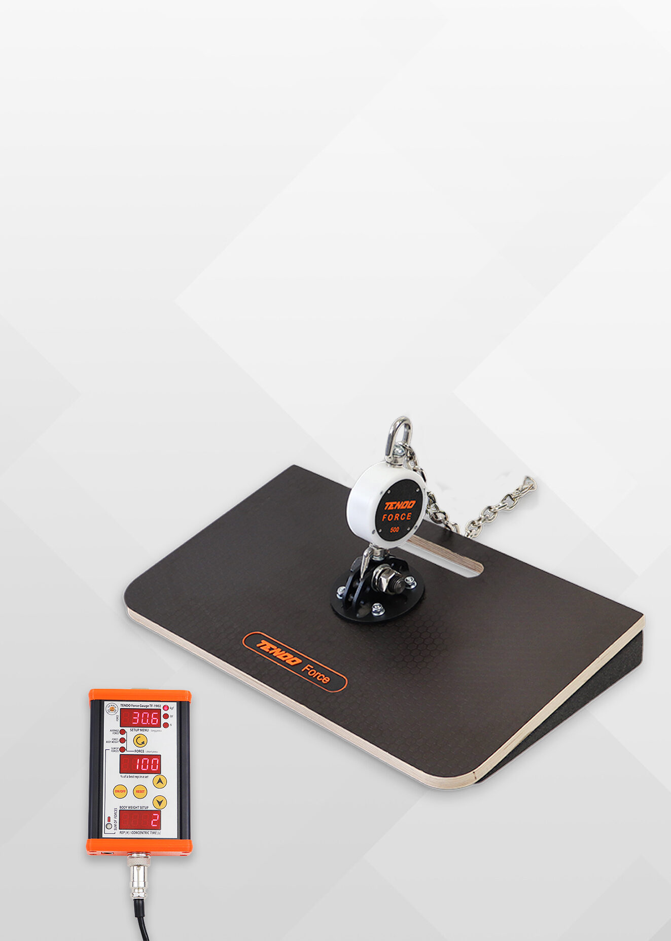 Tendo Force set on grey background